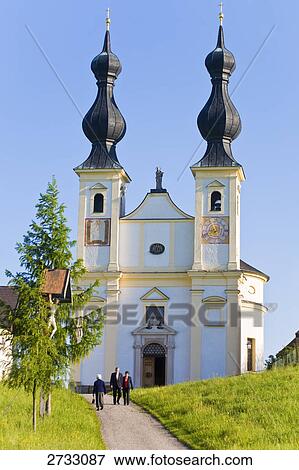 Picture Of Facade Of Church, Wallfahrtskirche Maria Buhel, Oberndorf ...