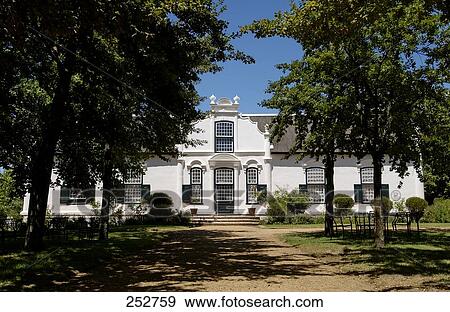 Facade of house, Cape Town, South Africa View Large Photo Image Stock Photo - Facade of house, Cape Town, South Africa . Fotosearch