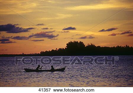 Stock Photo - Fishing boat in ocean, Malaysia . Fotosearch