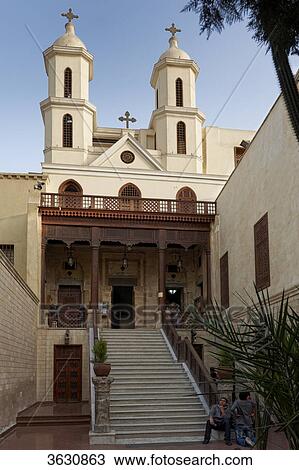 Hanging Church, Cairo, Egypt View Large Photo Image Stock Image - Hanging Church, Cairo, Egypt . Fotosearch
