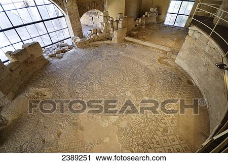 High angle view of fresco on floor of church, Madaba, Jordan View Large Photo Image Stock Image - High angle view of fresco on floor of church, Madaba, Jordan . Fotosearch