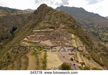High angle view of old ruins, Inca Ruins, Machu Picchu, Cusco Region, Peru View Large Photo Image Stock Photo - High angle view of old ruins, Inca Ruins, Machu Picchu, Cusco Region, Peru . Fotosearch