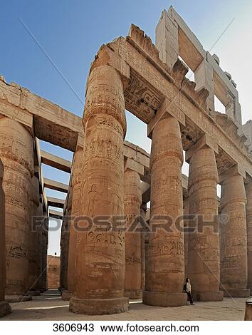 Hypstyle hall, Temple of Karnak, Karnak, Egypt, Africa View Large Photo Image Stock Image - Hypstyle hall, Temple of Karnak, Karnak, Egypt, Africa . Fotosearch