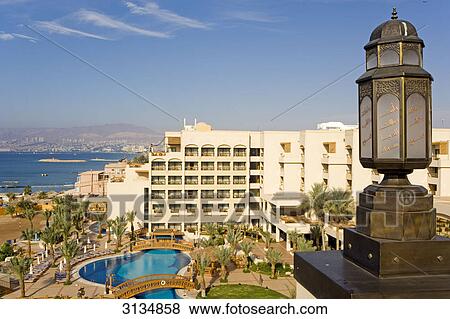 Intercontinental Hotel, Aqaba, Jordan View Large Photo Image Stock Photo - Intercontinental Hotel, Aqaba, Jordan . Fotosearch
