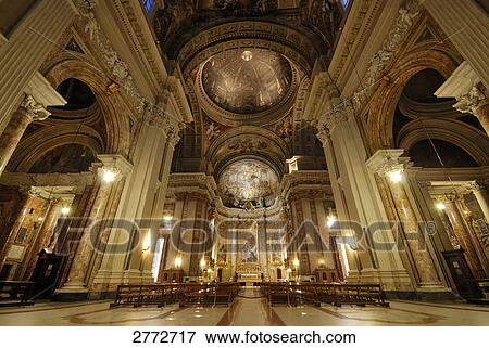 Interiors of church, Rome, Italy View Large Photo Image Stock Photo - Interiors of church, Rome, Italy . Fotosearch