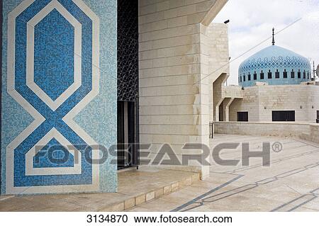 Stock Image - King Abdallah Mosque, Amman, Jordanien . Fotosearch