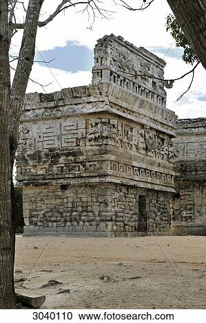 La Iglesia (church) in the Las Monjas complex at the Maya ruin site of Chichen Itza, Yucatan, Mexico View Large Photo Image Stock Image - La Iglesia (church) in the Las Monjas complex at the Maya ruin site of Chichen Itza, Yucatan, Mexico . Fotosearch