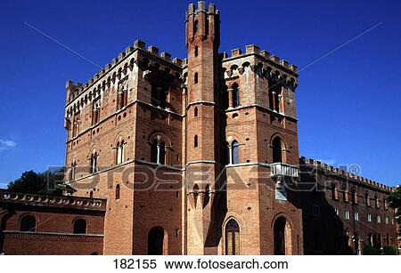 Low angle view of castle, Castello di Brolio, Siena, Tuscany, Italy View Large Photo Image Stock Photography - Low angle view of castle, Castello di Brolio, Siena, Tuscany, Italy . Fotosearch