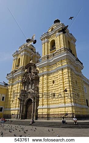 Low angle view of church, San Francisco Church And Convent, Lima, Lima Province, Lima Region, Peru View Large Photo Image Stock Image - Low angle view of church, San Francisco Church And Convent, Lima, Lima Province, Lima Region, Peru . Fotosearch
