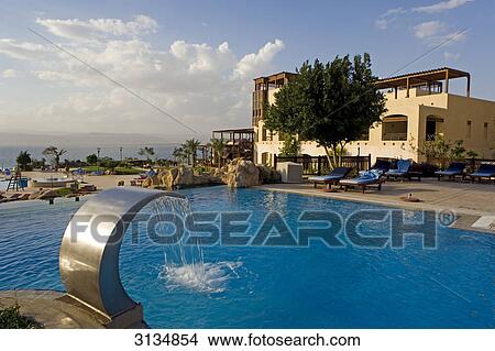 Mariott's hotel at the Dead Sea, Jordan View Large Photo Image Picture - Mariott's hotel at the Dead Sea, Jordan . Fotosearch