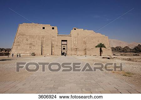 Medinet Habu, Luxor, Egypt, Africa View Large Photo Image Picture - Medinet Habu, Luxor, Egypt, Africa . Fotosearch