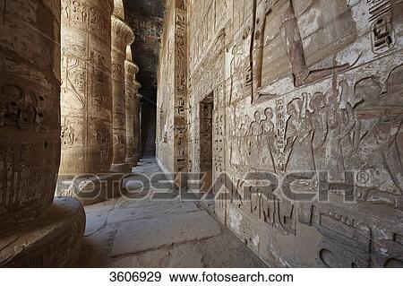 Medinet Habu, Luxor, Egypt, Africa View Large Photo Image Stock Photo - Medinet Habu, Luxor, Egypt, Africa . Fotosearch