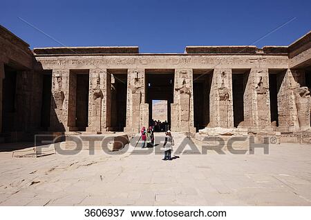 Medinet Habu, Luxor, Egypt, Africa View Large Photo Image Stock Photo - Medinet Habu, Luxor, Egypt, Africa . Fotosearch