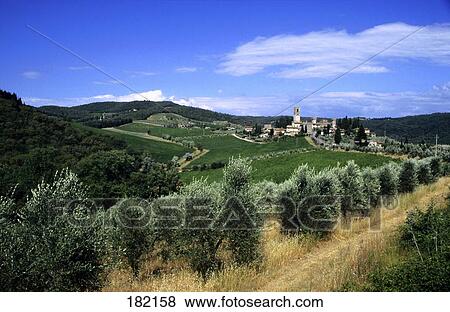 Monastery on landscape, Badia a Passignano, Chianti Region, Tuscany, Italy View Large Photo Image Stock Photo - Monastery on landscape, Badia a Passignano, Chianti Region, Tuscany, Italy . Fotosearch