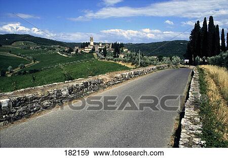 Monastery on landscape, Badia a Passignano, Chianti Region, Tuscany, Italy View Large Photo Image Stock Photo - Monastery on landscape, Badia a Passignano, Chianti Region, Tuscany, Italy . Fotosearch