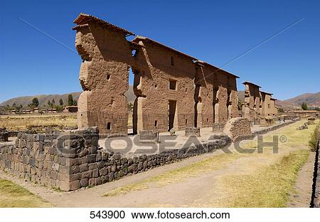 Old Inca ruins on landscape, Templo De Viracocha, Peru View Large Photo Image Stock Image - Old Inca ruins on landscape, Templo De Viracocha, Peru . Fotosearch