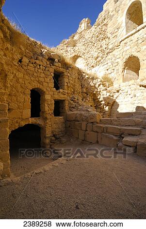 Old ruins of castle, Karak Castle, Kerak, Jordan View Large Photo Image Stock Photo - Old ruins of castle, Karak Castle, Kerak, Jordan . Fotosearch