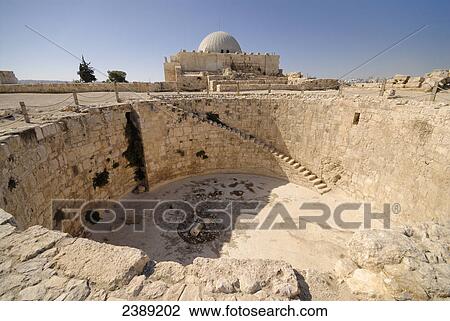 Old ruins of mosque, Jabal el Qala, Amman, Jordan View Large Photo Image Stock Image - Old ruins of mosque, Jabal el Qala, Amman, Jordan . Fotosearch