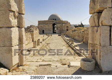Old ruins of mosque, Jabal el Qala, Amman, Jordan View Large Photo Image Stock Photo - Old ruins of mosque, Jabal el Qala, Amman, Jordan . Fotosearch