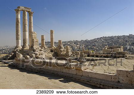 Old ruins of mosque, Jabal el Qala, Amman, Jordan View Large Photo Image Stock Photo - Old ruins of mosque, Jabal el Qala, Amman, Jordan . Fotosearch