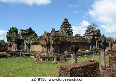 Old ruins of temple on landscape, Angkor Wat, Cambodia View Large Photo Image Stock Image - Old ruins of temple on landscape, Angkor Wat, Cambodia . Fotosearch