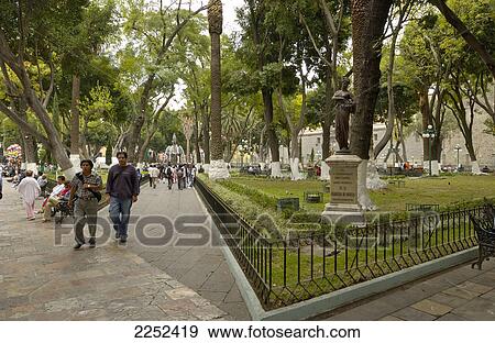 Stock Photo - People in park . Fotosearch