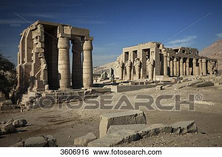 Ramesseum, Luxor, Egypt, Africa View Large Photo Image Stock Photograph - Ramesseum, Luxor, Egypt, Africa . Fotosearch