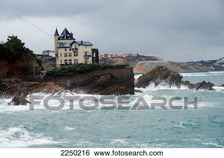 Rock formations at coast View Large Photo Image Stock Photograph - Rock formations at coast . Fotosearch