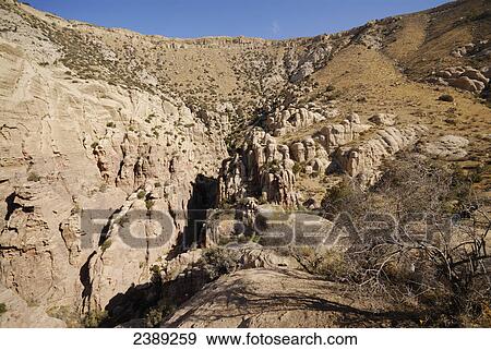 Rock formations on landscape, Dana National Park, Jordan View Large Photo Image Stock Photo - Rock formations on landscape, Dana National Park, Jordan . Fotosearch