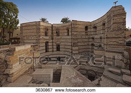 Roman Tower at Coptic Cairo, Egypt View Large Photo Image Stock Photo - Roman Tower at Coptic Cairo, Egypt . Fotosearch