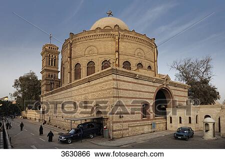 Saint George Church, Cairo, Egypt View Large Photo Image Stock Photograph - Saint George Church, Cairo, Egypt . Fotosearch