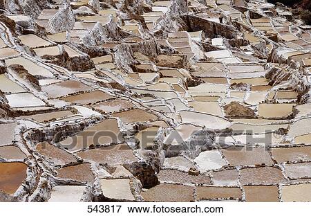 Salt mine in valley, Urubamba Valley, Peru View Large Photo Image Stock Photo - Salt mine in valley, Urubamba Valley, Peru . Fotosearch