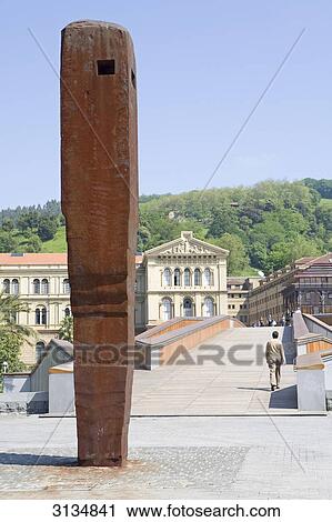 Stock Image - Sculpture, Bilbao, Spain . Fotosearch
