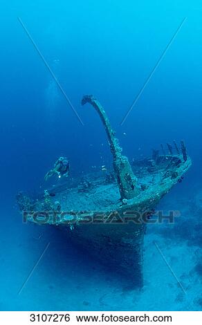Shipwreck and scuba diver, Ari Atoll, Maldives, Indian Ocean View Large Photo Image Stock Photograph - Shipwreck and scuba diver, Ari Atoll, Maldives, Indian Ocean . Fotosearch