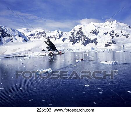 Snowflakes floating on water, Paradise Bay, Antarctica View Large Photo Image Stock Image - Snowflakes floating on water, Paradise Bay, Antarctica . Fotosearch