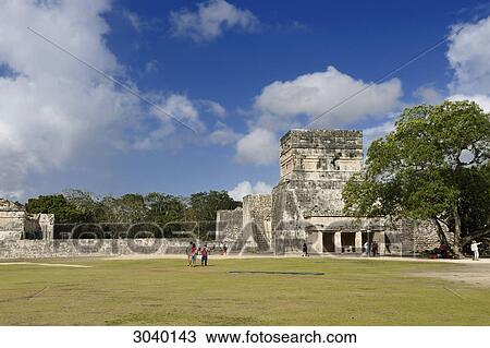 Temple building at the Maya ruin site of Chichen Itza, Yucatan, Mexico View Large Photo Image Stock Image - Temple building at the Maya ruin site of Chichen Itza, Yucatan, Mexico . Fotosearch