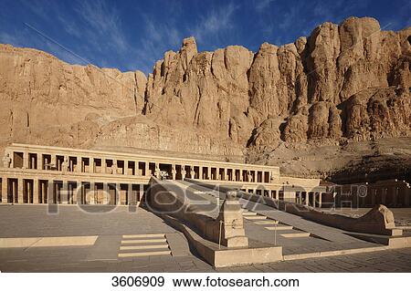 Stock Photo - Temple of Hatshepsut, Luxor, Egypt, Africa . Fotosearch
