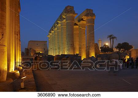 Temple of Luxor, Luxor, Egypt, Africa View Large Photo Image Stock Image - Temple of Luxor, Luxor, Egypt, Africa . Fotosearch