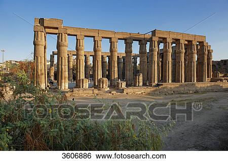 Temple of Luxor, Luxor, Egypt, Africa View Large Photo Image Stock Photograph - Temple of Luxor, Luxor, Egypt, Africa . Fotosearch