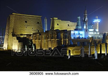 Stock Photography - Temple of Luxor, Luxor, Egypt, Africa . Fotosearch