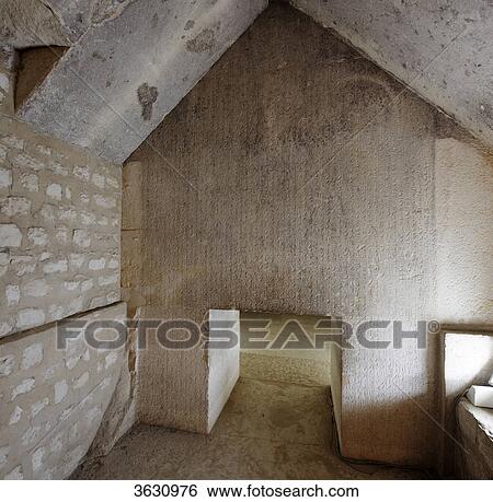 Stock Photograph - Tomb in the pyramid of Teti, Saqqara, Egypt . Fotosearch