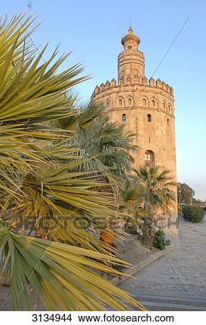 Torre del oro, Sevilla, Andalucia, Spain View Large Photo Image Picture - Torre del oro, Sevilla, Andalucia, Spain . Fotosearch