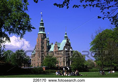 Tourists at castle, Rosenborg Castle, Copenhagen, Denmark View Large Photo Image Stock Image - Tourists at castle, Rosenborg Castle, Copenhagen, Denmark . Fotosearch