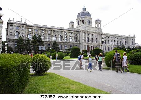 Tourists in front of museum, Vienna, Austria View Large Photo Image Stock Photo - Tourists in front of museum, Vienna, Austria . Fotosearch