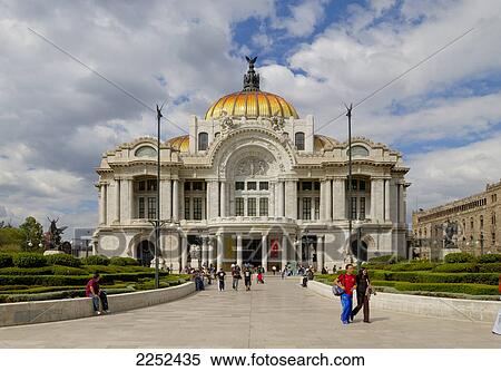 Tourists in front of opera house, Palacio de Bellas Artes, Mexico City, Mexico View Large Photo Image Stock Photography - Tourists in front of opera house, Palacio de Bellas Artes, Mexico City, Mexico . Fotosearch