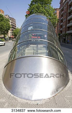 Underground station, Bilbao, Spain View Large Photo Image Stock Photo - Underground station, Bilbao, Spain . Fotosearch