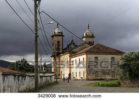 View of a church in Ouro Preto, Minas Gerais, Brazil View Large Photo Image Stock Photo - View of a church in Ouro Preto, Minas Gerais, Brazil . Fotosearch