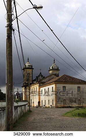 View of a church in Ouro Preto, Minas Gerais, Brazil View Large Photo Image Stock Photo - View of a church in Ouro Preto, Minas Gerais, Brazil . Fotosearch