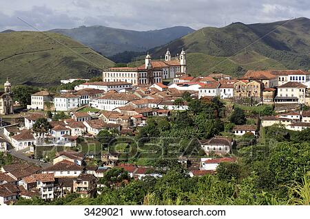 View of Ouro Preto, Minas Gerais, Brazil, elevated view View Large Photo Image Stock Image - View of Ouro Preto, Minas Gerais, Brazil, elevated view . Fotosearch