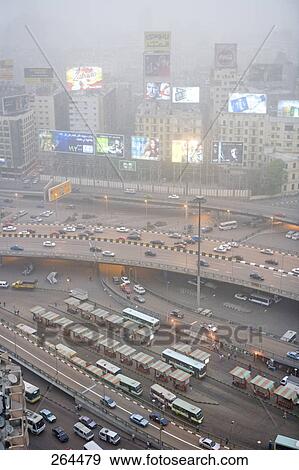 Aerial view of city, Cairo, Egypt View Large Photo Image Stock Photo - Aerial view of city, Cairo, Egypt . Fotosearch